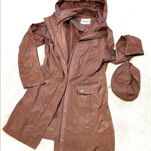 Cole Haan Signature Hooded Raincoat